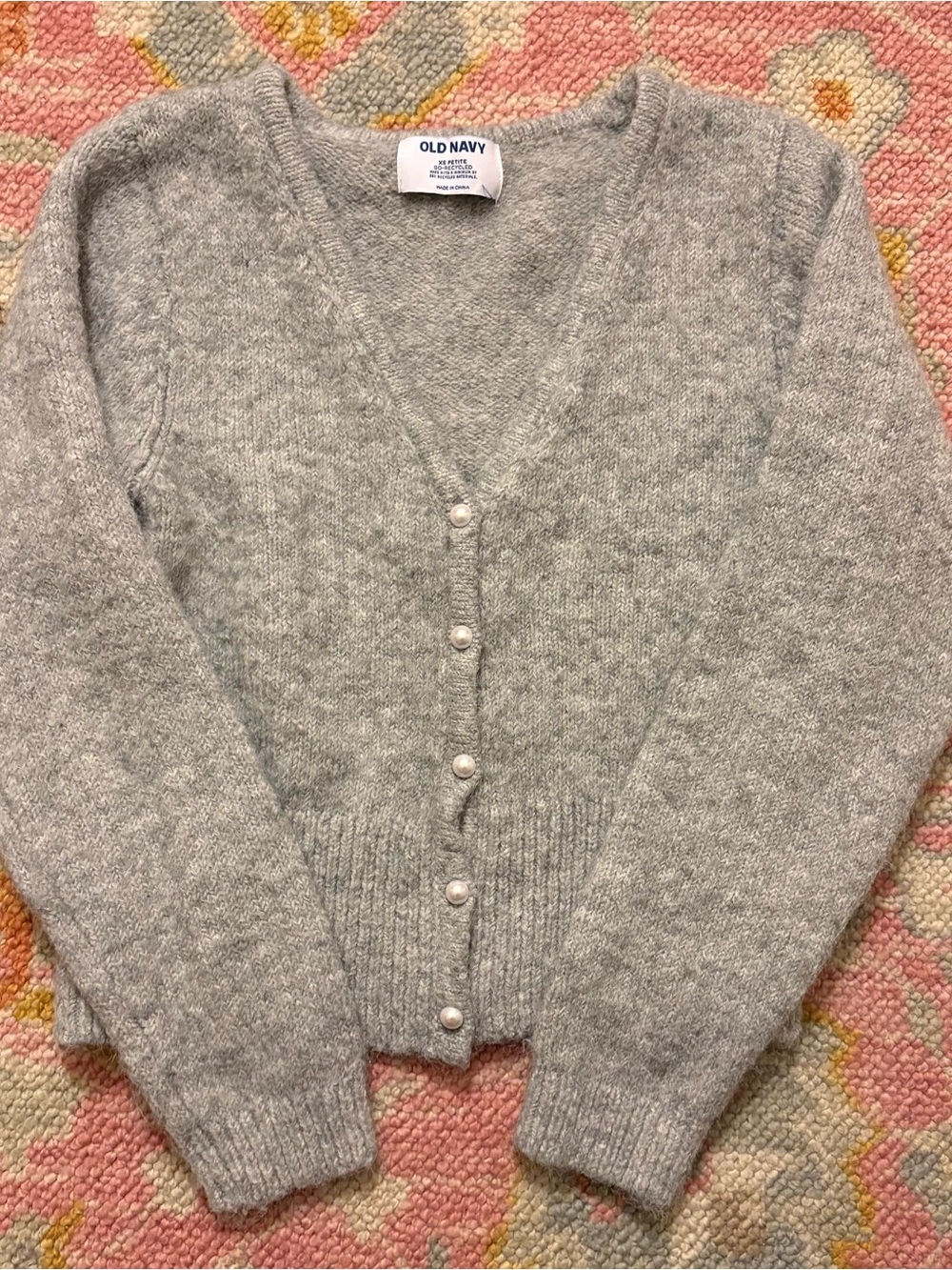Old Navy Pearl Button Cardigan